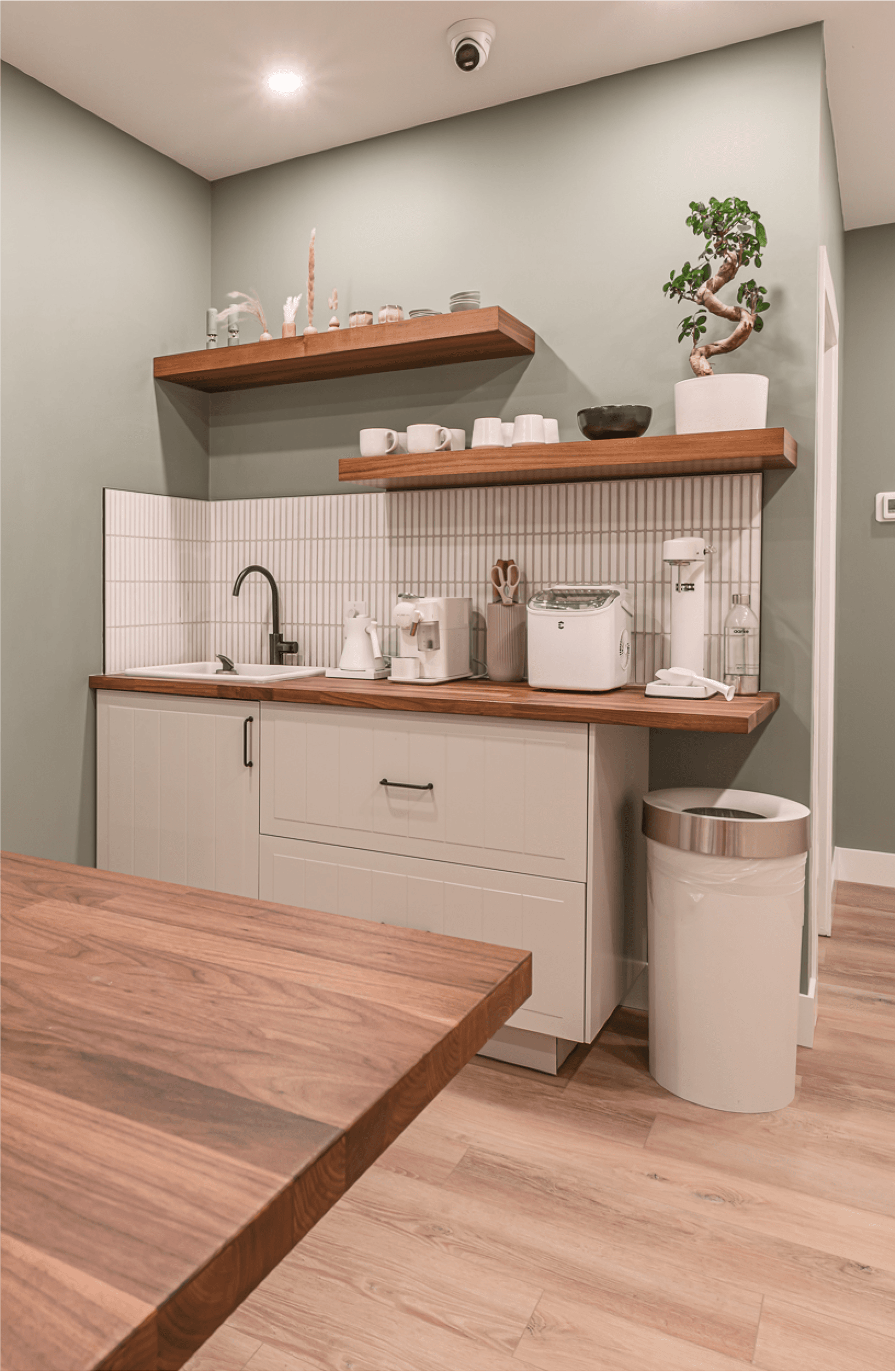 Wellness and meditation area